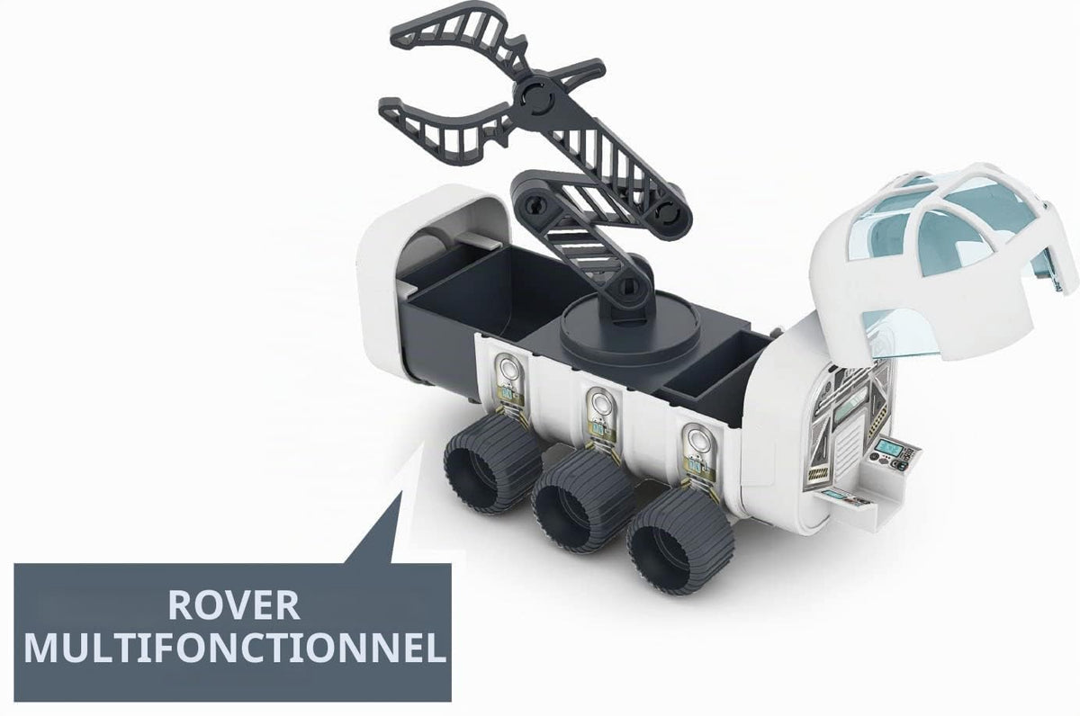 Clementoni Navette spatiale flottante NASA – Kit de construction scientifique, dès 8 ans