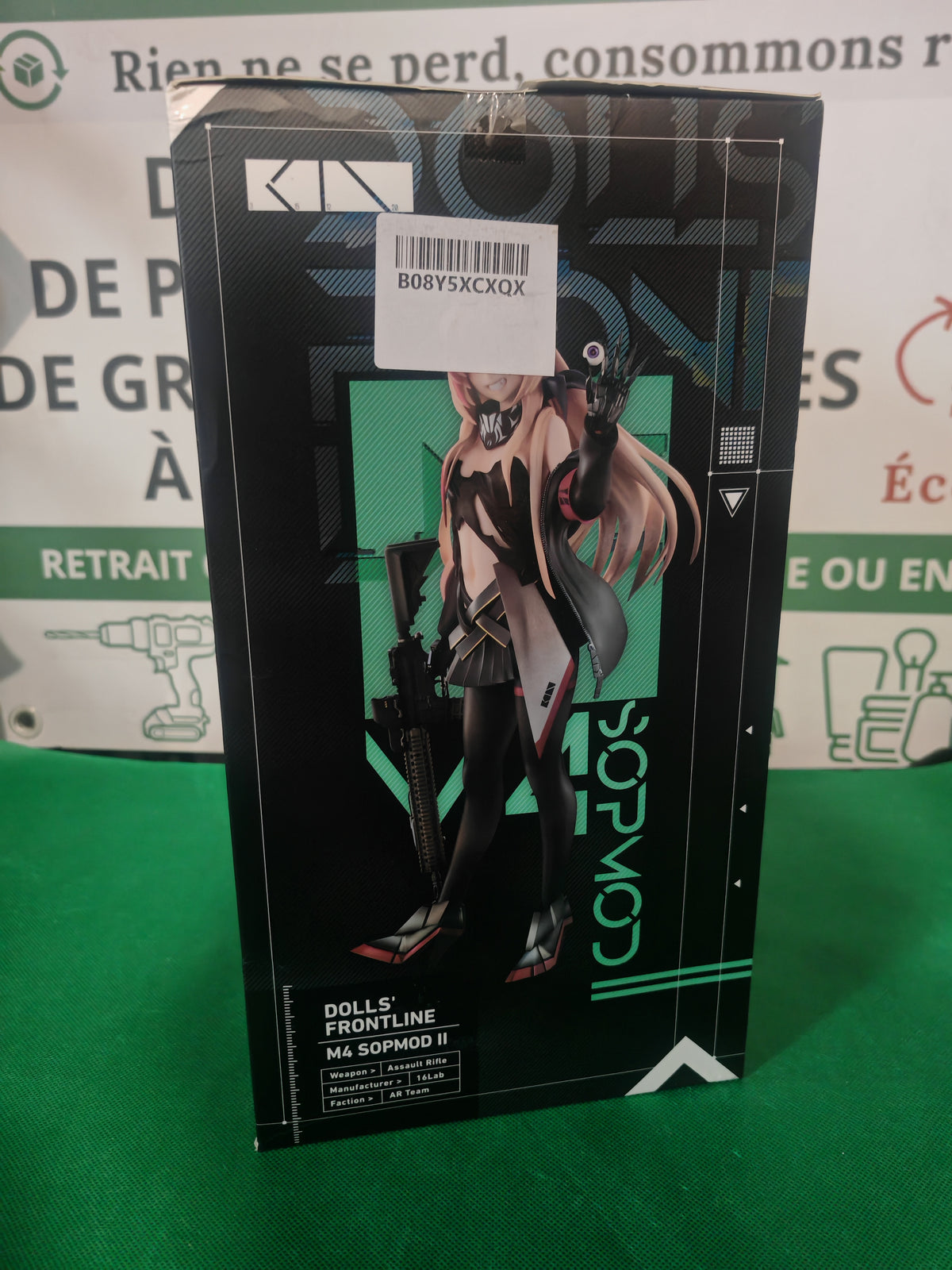 Côté de la boîte Dolls' Frontline M4 SOPMOD II