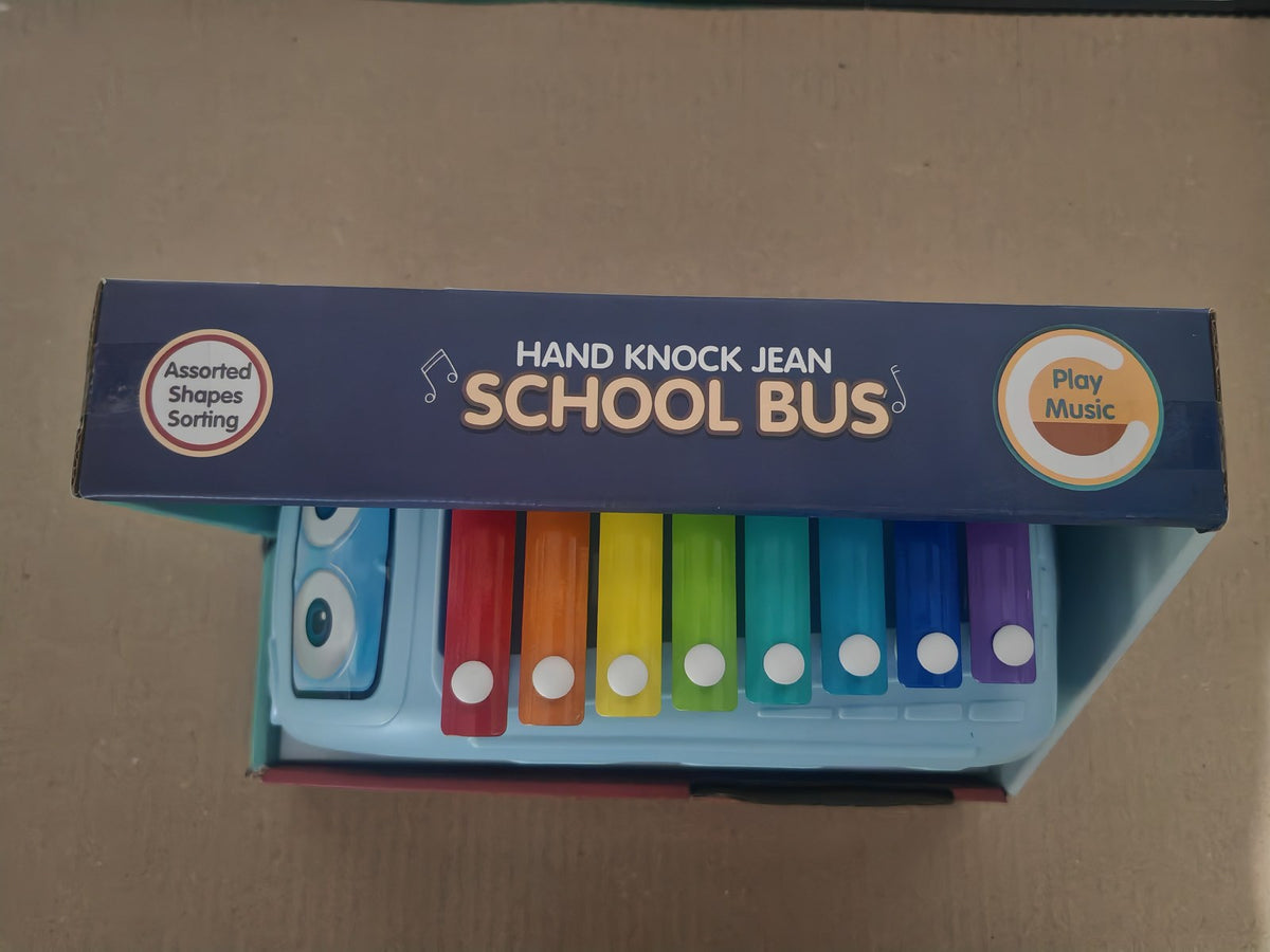 Xylophone à 8 lames de couleur sur le toit du bus