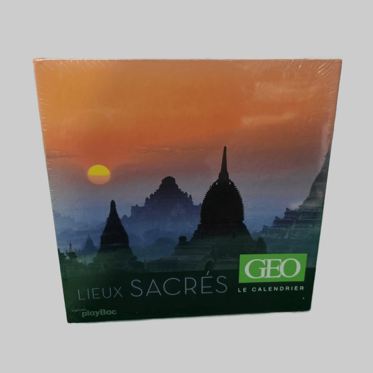 Calendrier perpétuel GEO « Lieux sacrés » – Chevalet, une photo par semaine (Play Bac)