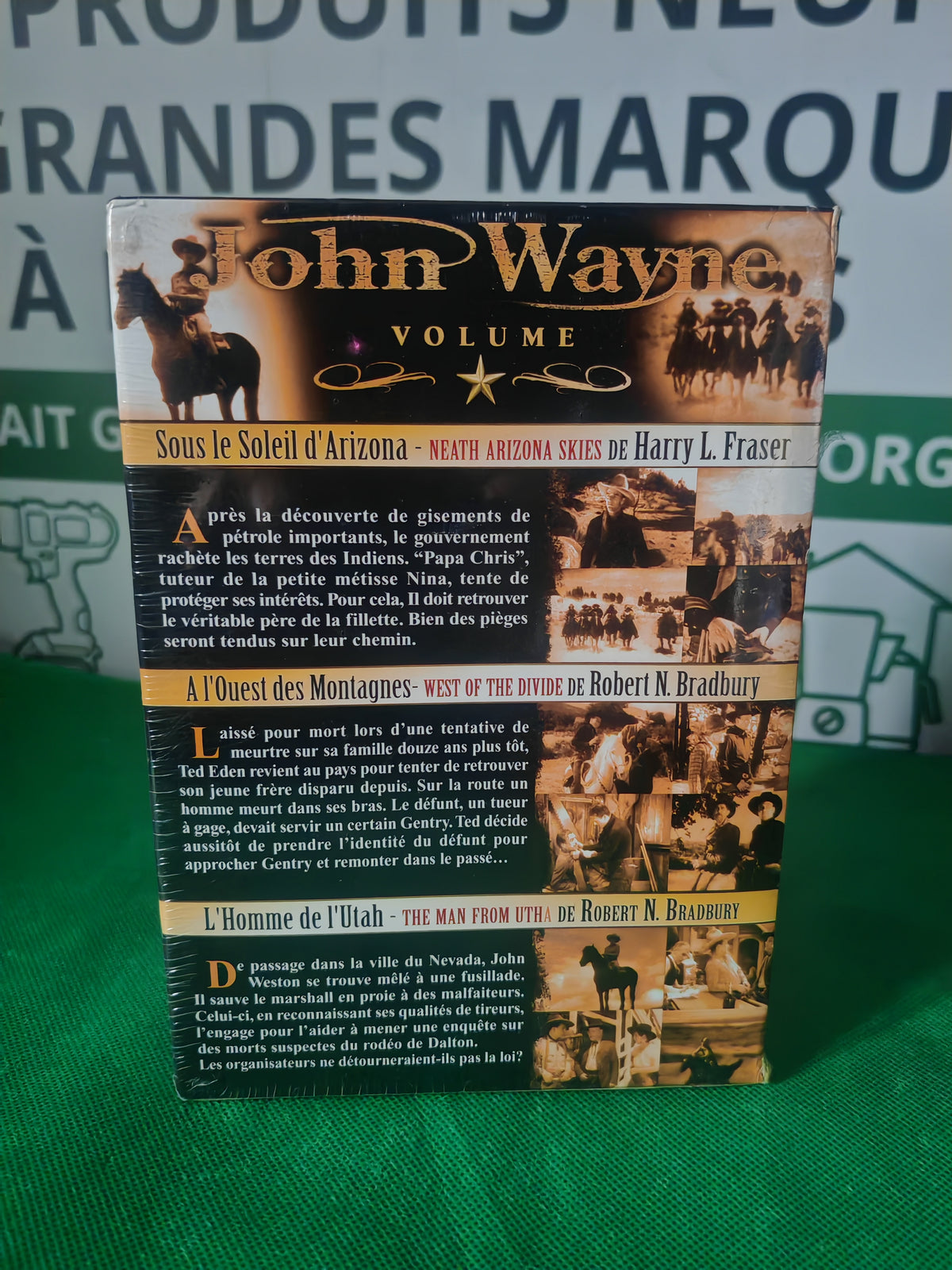 Dos du coffret John Wayne