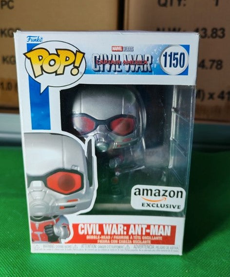 Funko Pop 1150 Civil War Ant-Man, boîte face avant