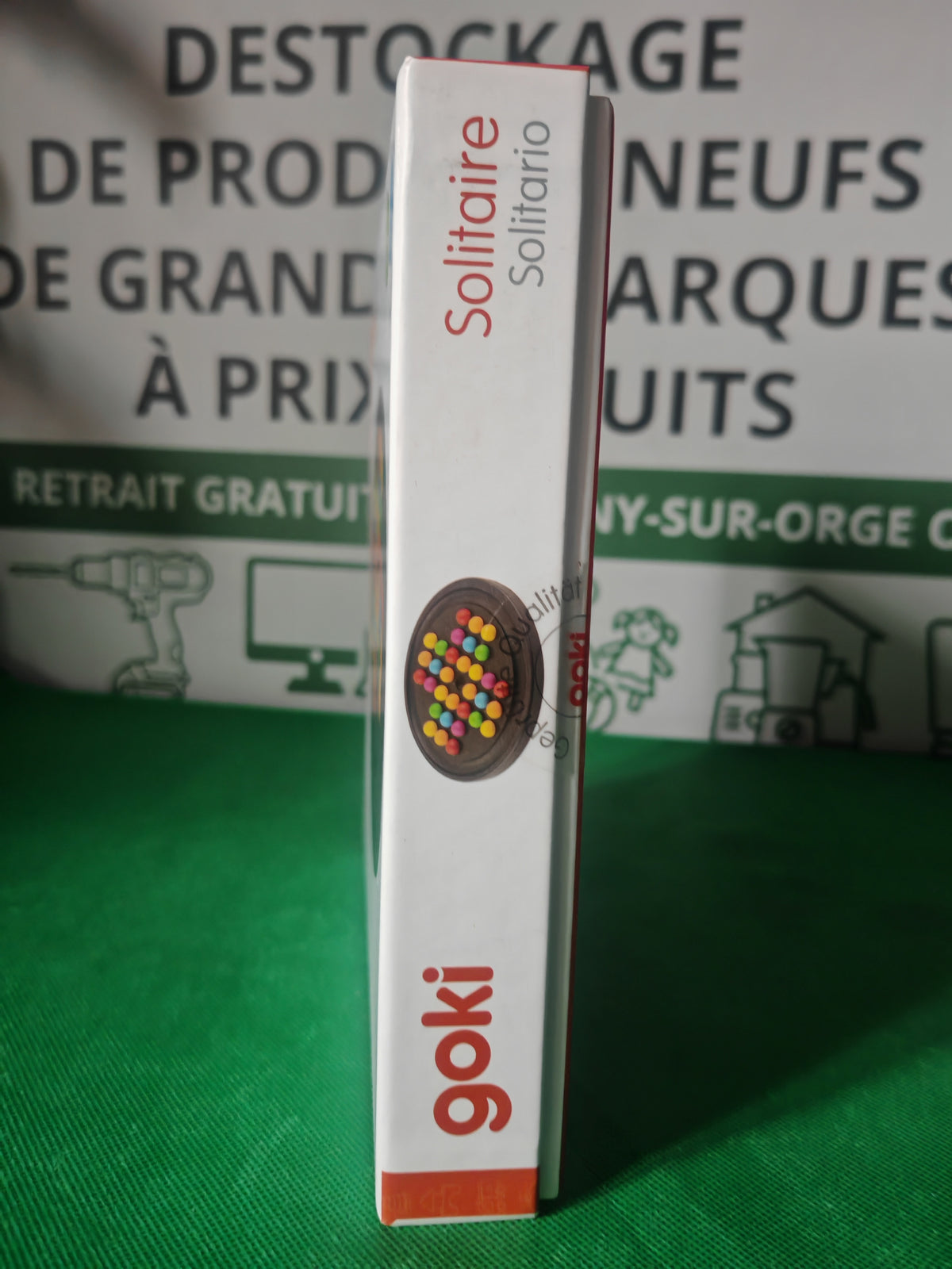 Tranche de la boîte goki Solitaire