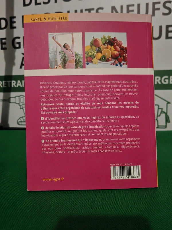 Livre Détox, Vigot, quatrième de couverture