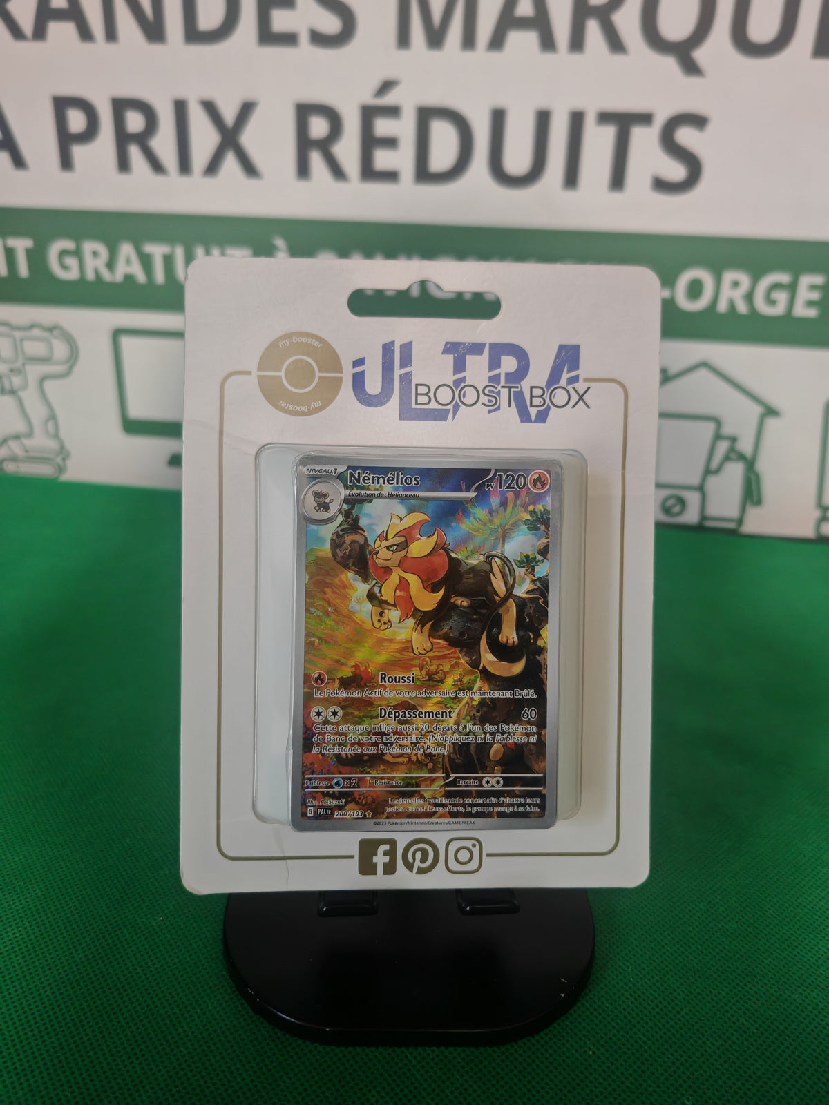 Blister Ultra Boost Box carte Pokémon Némélios 200/193
