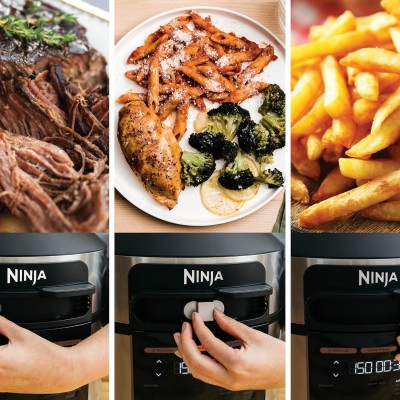 Ninja Multicuiseur Foodi MAX Air Fryer, SmartLid, 12 fonctions de cuisson, 7.5L