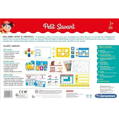 Clementoni - Petit Savant - Mon Grand Coffret de Maternelle