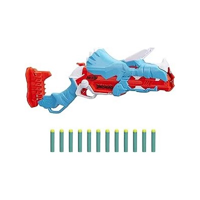Nerf DinoSquad Tricera-Blast - Jouet Dinosaure - Blaster à Fléchettes Nerf