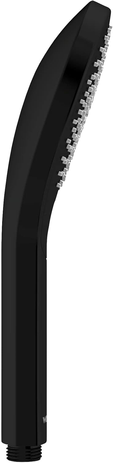 Watersaving Shower Head Matte Black Universal with Water Saving System and 3 Jets