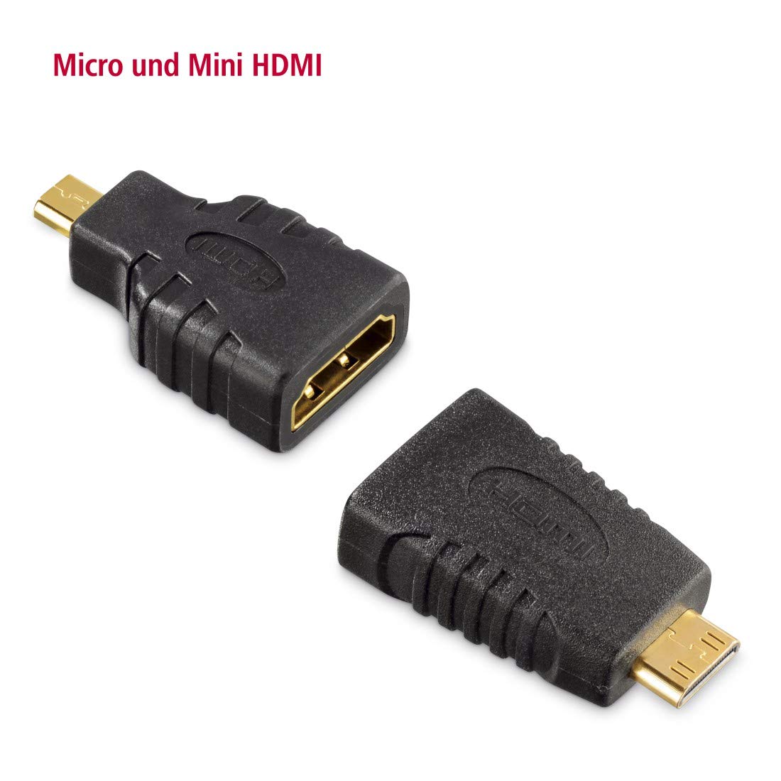 Hama Câble HDMI haut débit avec Ethernet 1,5 m + adaptateurs mini et micro HDMI
