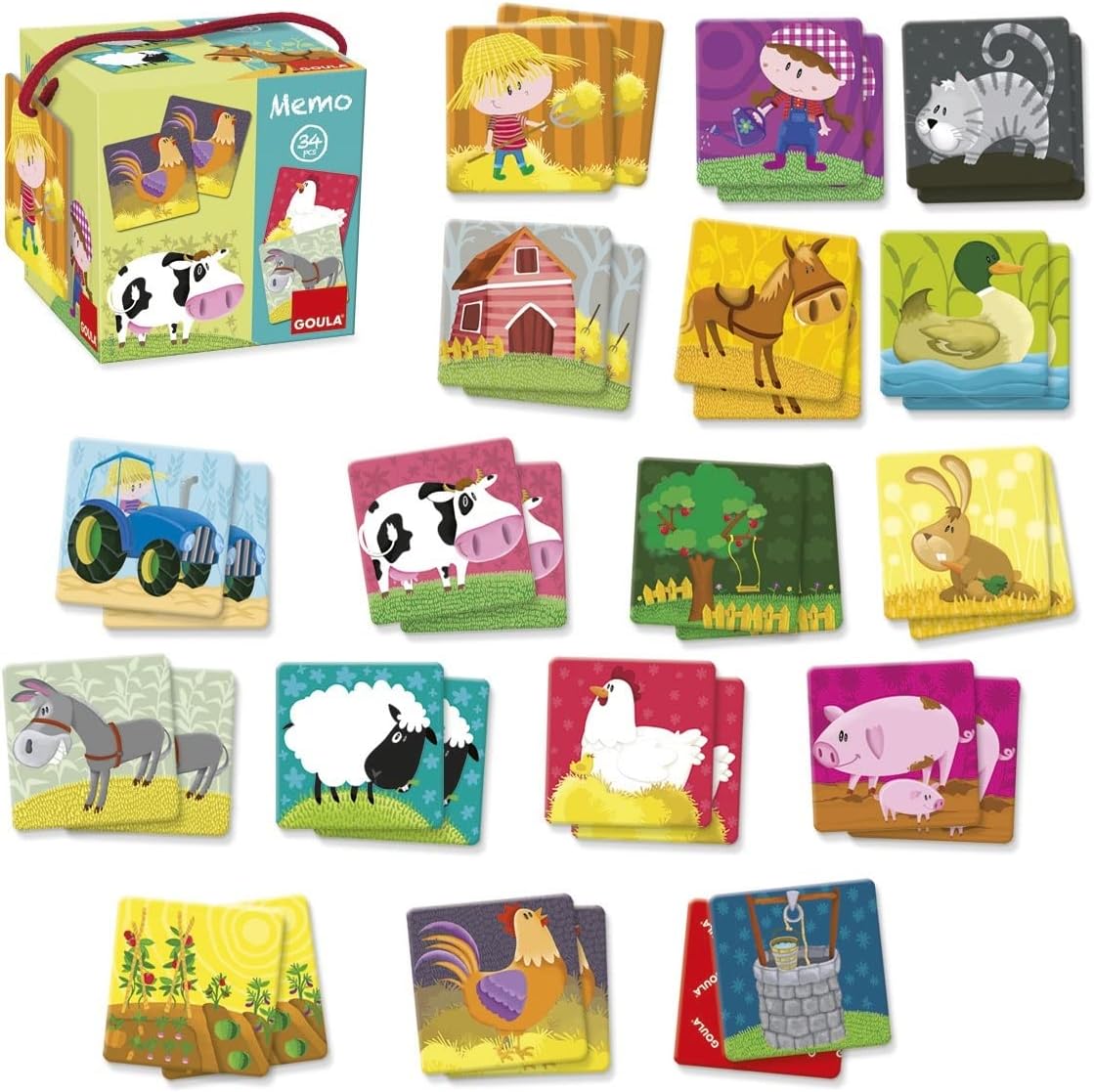 Goula Memo Square Farmhouse