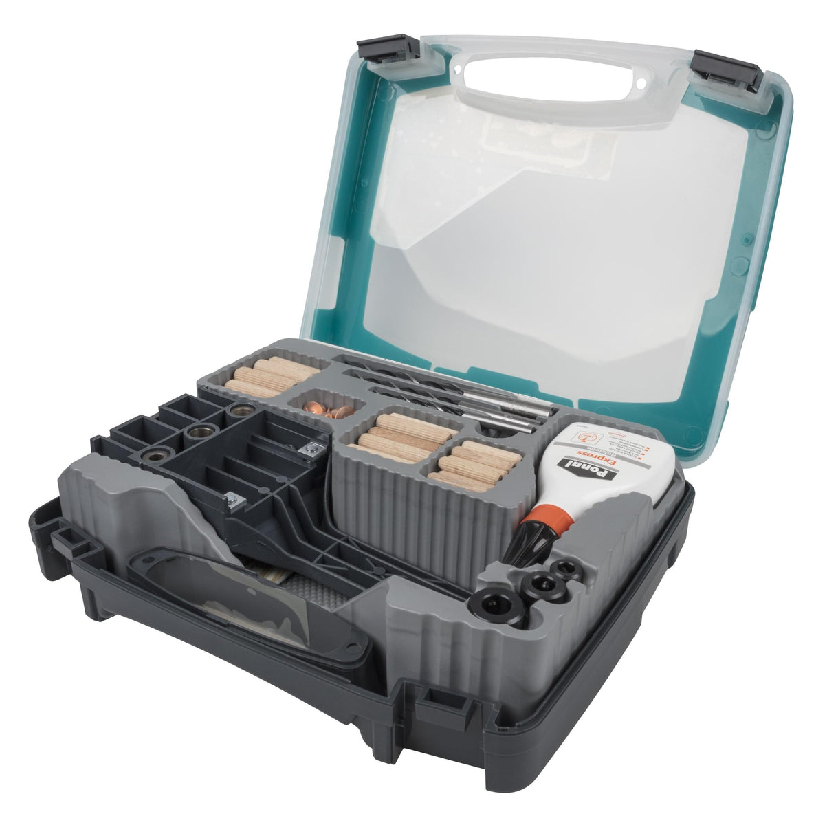 Wolfcraft coffret d'assemblage bois pour tourillons Ø 6, 8 et 10 mm