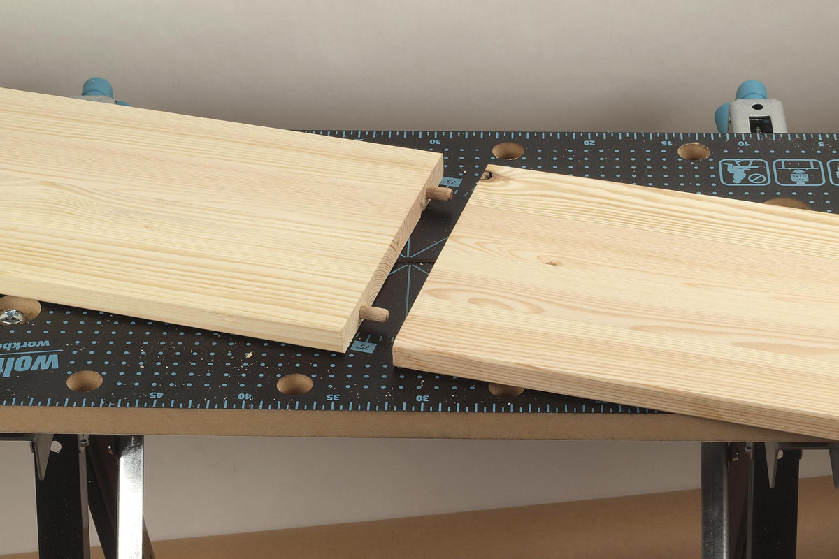 Wolfcraft coffret d'assemblage bois pour tourillons Ø 6, 8 et 10 mm
