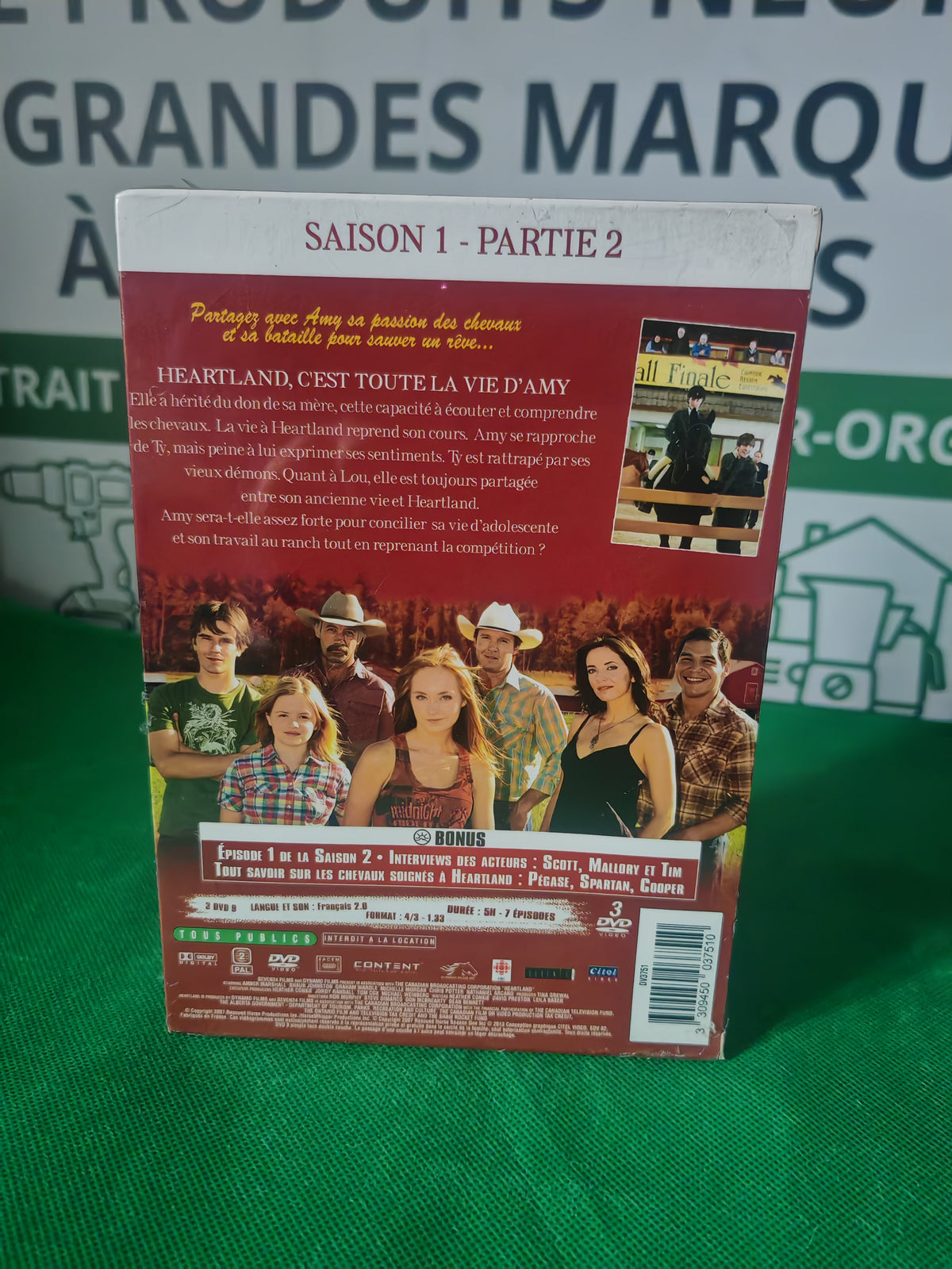 Dos du coffret Heartland