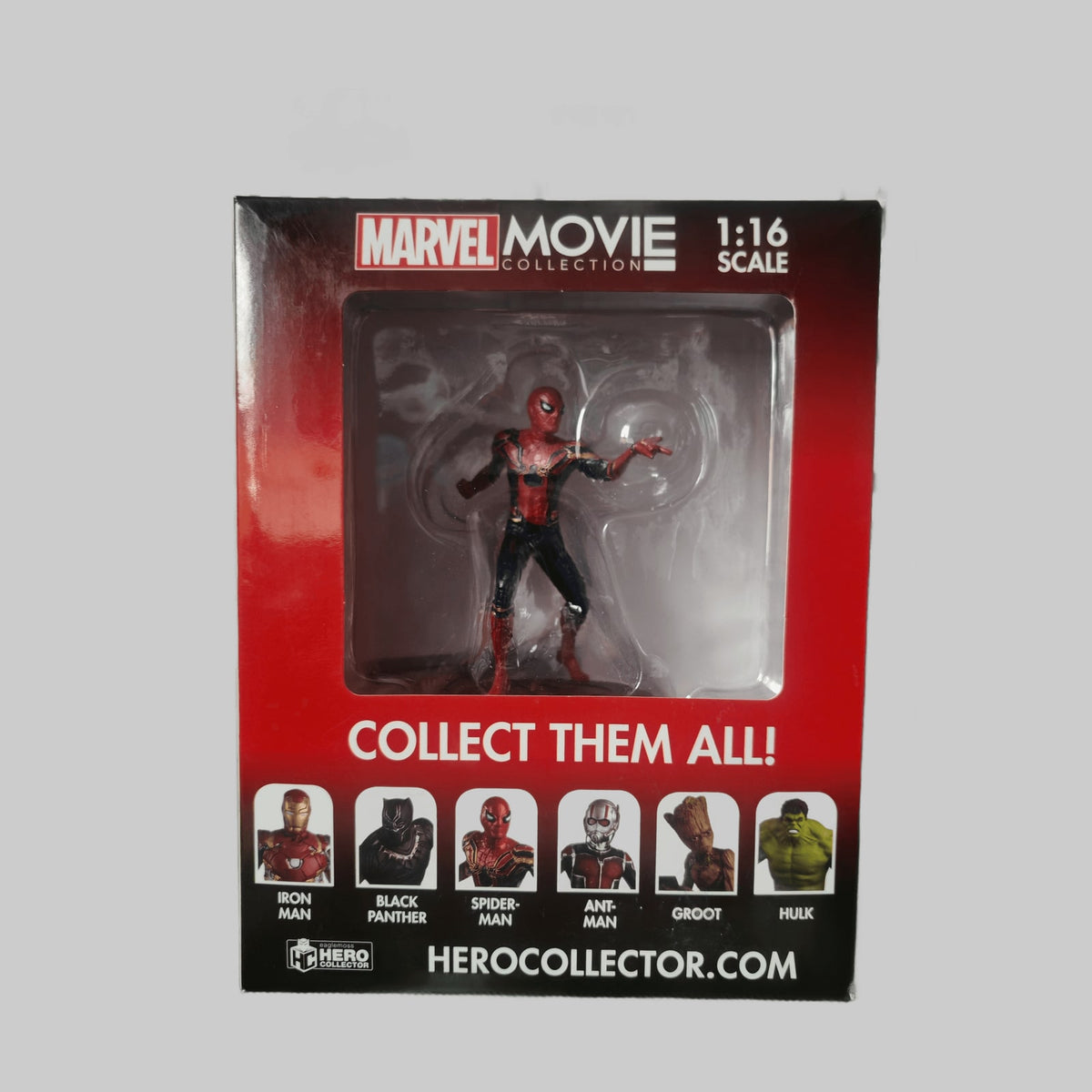 Eaglemoss Marvel Movie Collection – Figurine Spider-Man (Iron Spider) Avengers Infinity War, échelle 1/16, avec magazine