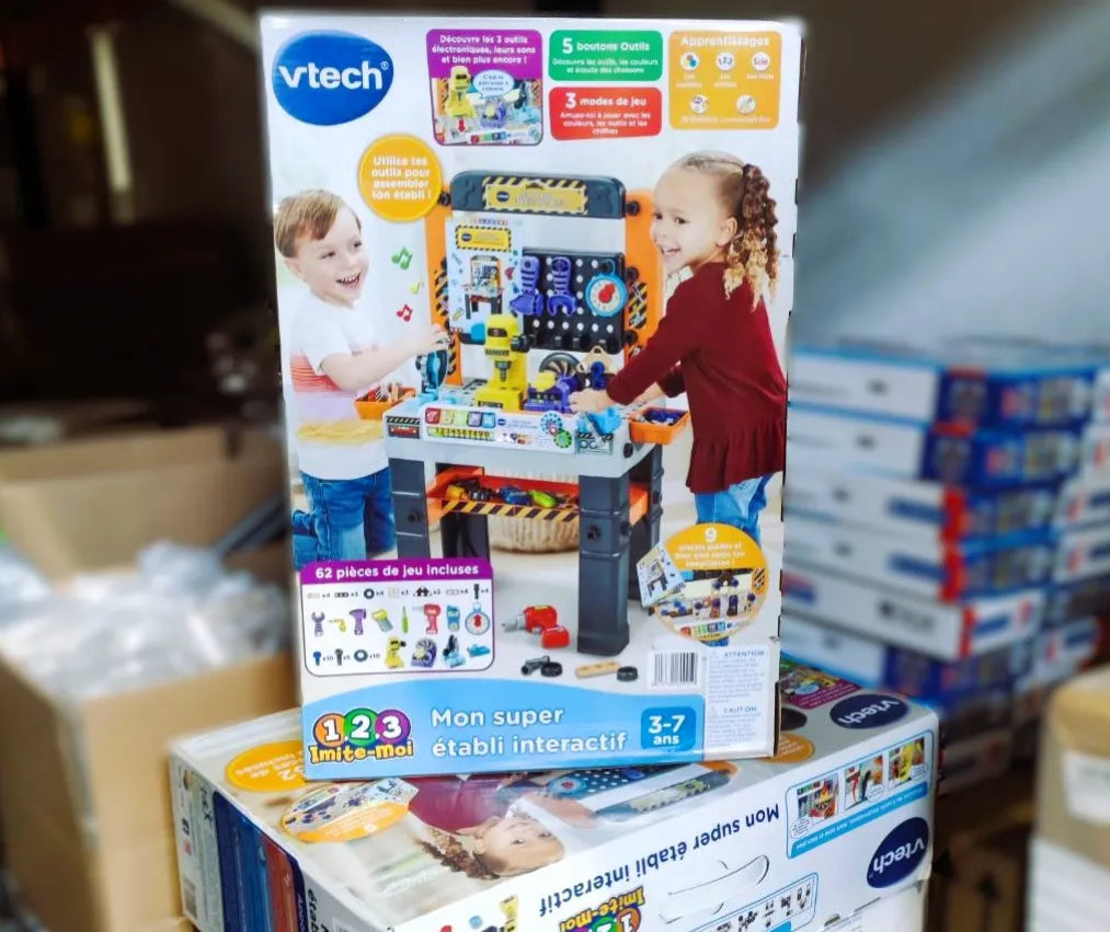 Jouets VTech en déstockage dans notre entrepôt
