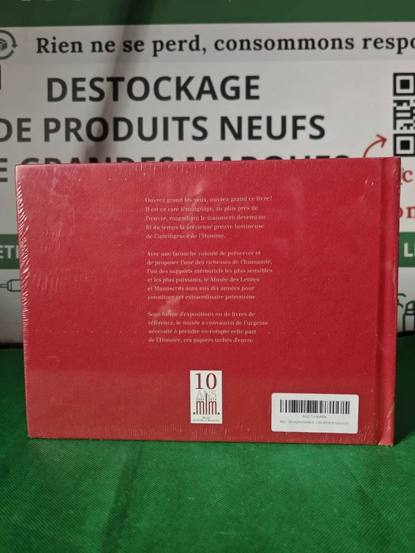 Livre Ces papiers tachés d'encre, quatrième de couverture