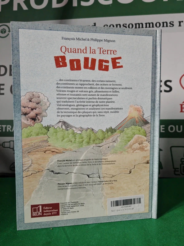 Livre Quand la Terre bouge, quatrième de couverture