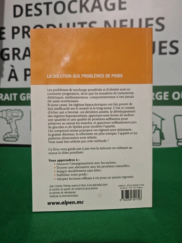 Livre Le régime protéiné, Alpen, quatrième de couverture